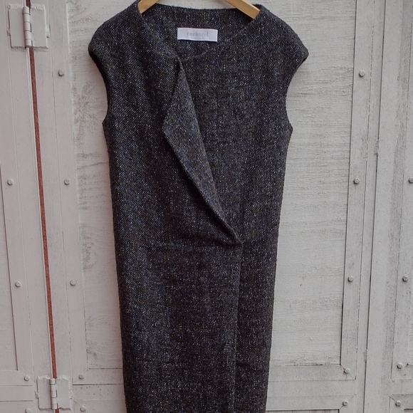 Cacharel Paris wool faux-wrap dress - Picture 5 of 11